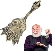 Weqizuerqi Hand Bells for Seniors Bedside | Ringing Bell - Brass Instrument Vintage Chime Noisemaker Cowbell Loud Handbell for Church Meditation Events Wedding Sporting Classroom