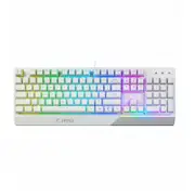 MSI Vigor GK30 White Gaming Keyboard, Plunger Switches, RGB, Water Repellent