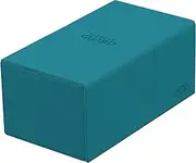 Ultimate Guard Twin Flip n Tray 200+ XenoSkin Monocolor Deck Box, Petrol