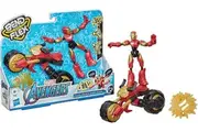 Marvel-Flex Rider Iron Man- Bike action figure Figure