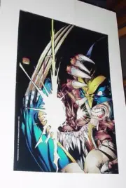 Wolverine Poster #50 vs Brood by Adam Kubert