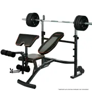 PROFLEX Adjustable Incline Weight Bench for Home Gym Fitness Training