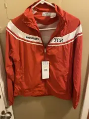 Sergio Tacchini red jacket windbreaker size small new with tags Antonella track