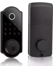 Probrico Keyless Entry Door Lock, Smart Touchscreen Keypad Fingerprint Electric