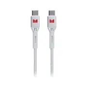 Monster USB-C to USB-C Braided Cable - White 2m