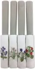 Leila's Linens Tan Floral Embroidered 8 Pieces Placemats and Napkins Set of 4