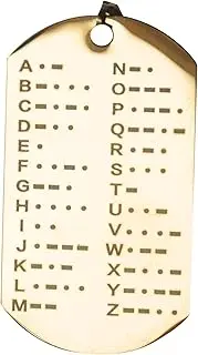 Bygytyo CW Morse Code Commemorative Coins， Morse Code Coin Explore The Learn in Entertainment of Encryption Language and Games Pocket Token Chips (Rectangular Gold)