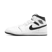 在飛比找momo購物網優惠-【NIKE 耐吉】Air Jordan 1 男鞋 白黑色 中