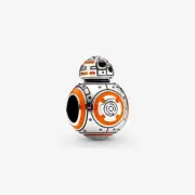 New Genuine Authentic Pandora x Star Wars BB-8 Charm #799243C01 Very Rare!