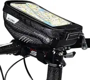 Bike Phone Bags with Screen Phone Holder Case ycle Fro Frame Top Tube Mou Handlebar Bags Bike Storage Bag Cycling Pack