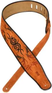 Levy's MSS3EP Suede Guitar Strap - Honey Diamond (3-pack) Bundle