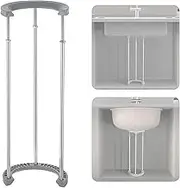 IRONWALLS Undermount Sink Support Brackets, 15.7” to 27.6” Adjustable Stainless Steel Under Sink Support Legs Pole Rods, Under Mount Sink Brackets, Drilling Free Bathroom Kitchen Sink Repair System