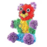 200pcs Creative Children's Beaded Educational Toys Assemble Manual Diy Variety Sticky Balls For Boys And Girls Random 200Pcs