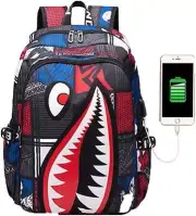 Boys' backpack School Backpack,Stylish backpack with USB port.Laptop Backpack