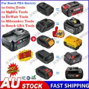 NEW Adapter For Bosch PBA 18V Battery Converter to Ozito Makita Milwaukee DeWalt