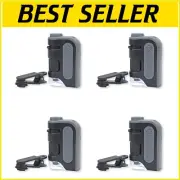 Portable LED Pocket Microscope for Kids & Adults – 4 Pack with Digiscoping Clip