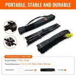 Adjustable Height Badminton Volleyball Pickleball Net Set Portable Tennis Net