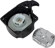 Pexorin 3.5 HP Marine Recoil Starter Pull Start Black for 2 Stroke Outboard Motor 2hp 3.5hp, for Hangkai Boat Engine Lawn Mower Recoil Starter