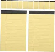 TEHAUX 12 Pads College Ruled Notebook Paper Legal Size Notepads Work Notepads 50 Sheets Per Pad Tear-Off Pages