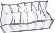 OKUMEYR Clothes Storage Box Jeans Storage Bins Folded Clothes Organizer Closet Clothing Organizer Drawer Dividers Organizers Drawers Organizer Portable Storage Dividers Mesh Wardrobe