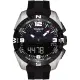 【TISSOT 天梭】T-TOUCH 鈦金屬太陽能觸控腕錶NBA特別版/黑45mm(T0914204720701)