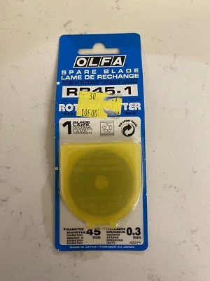 Olfa 45mm Rotary Cutter Blade × 1 RB45-1 Blade