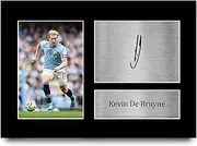 HWC Trading Kevin De Bruyne Signed A4 Printed Autograph Manchester City Print Photo Picture Display
