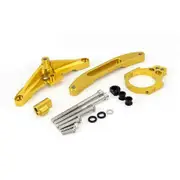 2006 2015 Motorcycle Accessories Steering Damper Bracket Set Stabilizer Linear Dampers Mounting Support For Yamaha Fz1 Fazer| | Gold Bracket