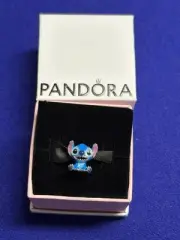 2025 Disney Parks Pandora Lilo & Stitch Blue Stitch Charm New