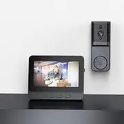 Ligente Doorbell Camera with 4.3 Inch Screen, Two-Way Video Communication, Night Vision, Weatherproof Design, No WiFi Required, Real Time Intercom for Home Security