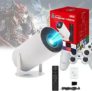 X10 Plus Retro Gaming Projector, Video Game Projector, Two 2.4G Wireless Controllers, Ultiple Classical Simulators and 10000+ Games, Plug and Play, 2K HD Display, Australian Plug
