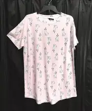 L DOGS DALMATIONS JACLYN ULTRA SOFT STRETCH KNIT NIGHT SLEEP SHIRT NIGHTGOWN NEW