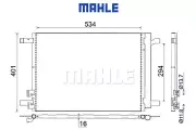 MAHLE BEHR AIR CON CONDENSER FITS AUDI A3 S3 8V 2012- 5Q0816411BF 5Q0816411BE