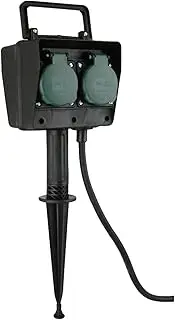 UNITEC 44208 Ground Spike with 4-Way Socket 1.5 m Cable