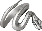 [Jiimhte] Snake Rings for Men,2025 Vintage Year of The Snake Ring - Adjustable Open Ring for Women and Men, Traditional Ring for Year of The Snake