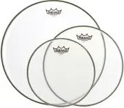 Remo Ambassador Clear 3-piece Tom Pack - 10/12/16 inch (2-pack) Bundle