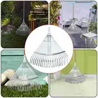 Garden Leaf Rake Garden Camping Rake for Shrub Flower Bed Lawn Yard Roof