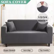 Sofa Cover Stretch Lounge Slipcover Protector L Shape Couch Cover 1 2 3 4 Seater