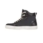 Maya Canvas Armalith Leather Grey Black Shoes