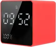 Multi-fonction 2-in-1 Stereo HiFi Speaker with Alarm Clock Function Support AUX, TF Card and Hands- Call with Time&Battery Display for Sleep, Home Video, Party
