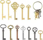 12PCS Hollow Barrel Skeleton Key, Universal Skeleton Key, Generic Skeleton Key f
