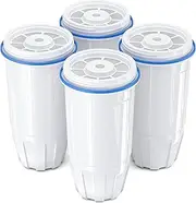 Water Filter Replacement Compatible with Zero Pitcher and Dispenser ZR-001 ZR-017 ZR-004 ZP-006 ZD-013 ZS-008, 5-Stage Filter System Fit for Zero Water Filter, Reduce Lead, Chromium, Etc. 4 Pack