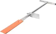 Garden Digging Spade, Dibble Bar Planting Tool with Foot Pedal, Stainless Steel T Handle Spade Shovel, Long Dibbler Garden Tool for Digging Transplanting Gardening