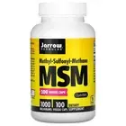JARROW FORMULAS MSM 1000mg (Methyl-Sulfonyl-Methane Sulfur) 100 Vegetarian Capsu