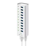 [VPLU3H10AP] 10 Port USB Hub with USB Charging - Includes Power Adapter - Prime Series