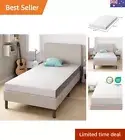 Cooling Essential Foam Bed Mattress Conventional, Twin/Single, White