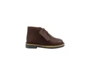 [03708] Clarks Desert Boot TD Boys Toddlers Kids Chestnut Brown Leather Wide