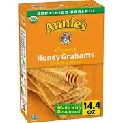 Annie's Organic Honey Graham Crackers Made With Whole Grain 14.4 oz