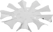 Healvian Stainless Steel Nail Art Plate Model Manicure Nails Tool Set French Tip Tool