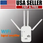 Wireless Signal Repeate WiFi Range Extender Internet Booster 300M